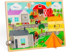 Motorikplade til hverdagsevner BIGJIGS TOYS