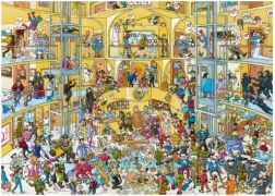 Puzzle 1000 pezzi Un giorno come ogni giorno in hotel, Schone