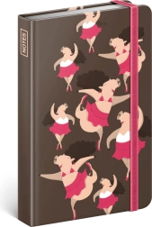 Notebook with Dancing Pigs Motif by Presco Group