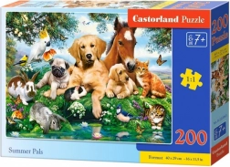 Puzzle 200 Pieces Summer Pals