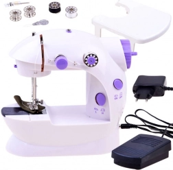 Mini šivalni stroj s pedalom in kompletom dodatkov