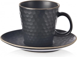 Ceramic espresso cup with saucer TEA TIME 95 ml