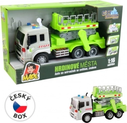 MaDe Autó lendkerekes platóval, fény- és hanghatással