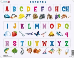 Children's puzzle with alphabet LARSEN 27 pieces