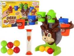Little Deer Dexterity Game – Toss Balls into Cups