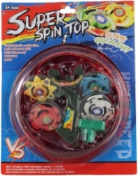 Launcher Spinning Tops with Arena and 4 Tops