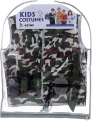 Kids' Soldier Costume with Accessory Set