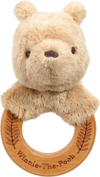 Wooden and plush rattle WINNIE THE POOH by Rainbow Designs