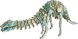 Træ 3D puslespil Diplodocus
