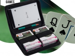Set of 2 Decks in a Case with Notepad and Pencil