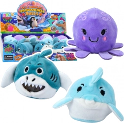 Plush Squeezable Squishy with Water Beads – Sea Animals 6 cm