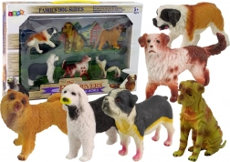 Set of 6 Dog Breed Figures