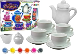 Kreatywny zestaw do herbaty DIY do malowania porcelany