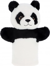 Keeleco Panda - økologisk plysbamse til hånden 27 cm