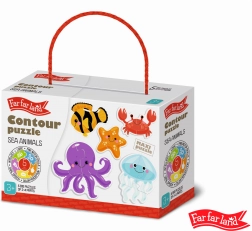 Outline Puzzles Sea – 5 Pictures