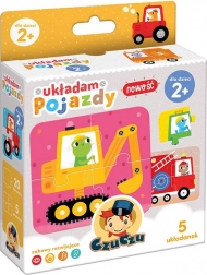 CzuCzu voertuigenpuzzel – 5 sets van 4 stukjes