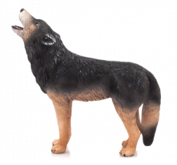Mojo howling wolf figurine – medium