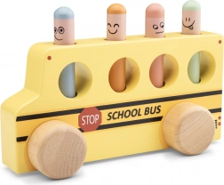 Pop-up – popping pegs – school bus