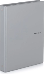 Karis Pastelini gray ring binder A5