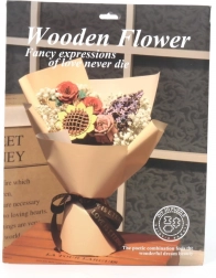 Træ 3D samlende blomst