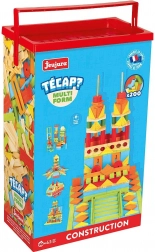 Jeujura Técap Multiform Wooden Construction Set, 200 Pieces