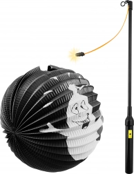 Lampion Halloween Szellem Világító Pálcával