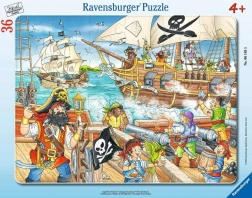Ravensburger puzzle Bitka na otvorenom mori 36 dielikov