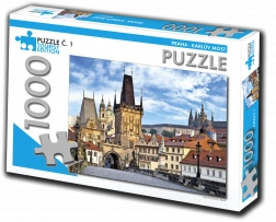 Tourist Puzzle Prague - Charles Bridge 1000 Pieces