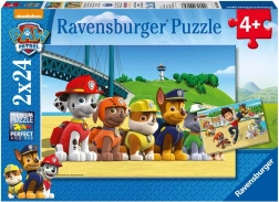 ravensburger puzzle paw patrol squadra 2x24 pezzi