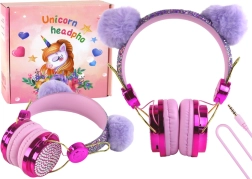 Casque pour enfants Rose avec microphone réglable