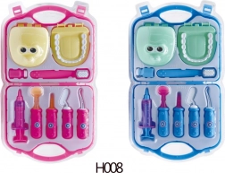Fogorvosi készlet gyerekeknek, bőröndben