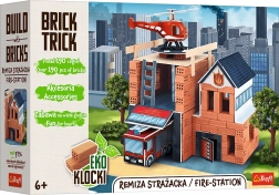 BRICK TRICK tűzoltólaktanya XL építőkészlet