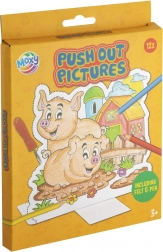 Images à perforer sur le thème de la ferme