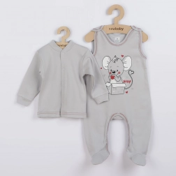 Set per neonati New Baby Mouse, grigio