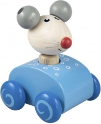 Sípító játék egér formájában - kék
