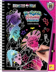 Zeskrobywany szkicownik Monster High – Forever Friends