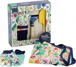 Vilac Children's Garden Tool Set in Illustrated Box