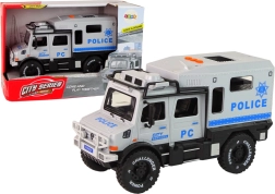 Premično terensko vozilo mestnih služb z odpirajočimi se vrati, zvokom in lučmi