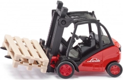 LINDE Forklift 1:50 – metal SIKU model with pallets
