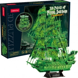 CubicFun 3D Puzzle Sailing Ship Flying Dutchman Glowing in the Dark