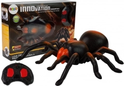 giant remote-controlled tarantula black‑orange