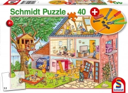 Schmidt puzzle Busy Craftsmen 40 pieces with kids’ tools