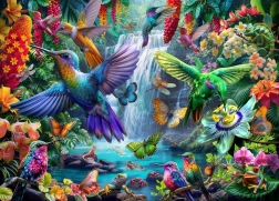 Puzzle Colibrì Tropicali 500 pezzi