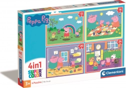 Clementoni Puzzel Peppa Big 4-in-1