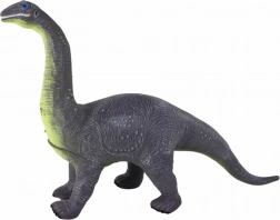 Large dinosaur figure Brachiosaurus with sound 33 cm gray