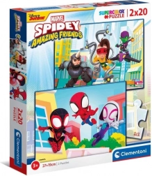 Puzzle 2x20 pieces MARVEL Spidey and His Amazing Friends