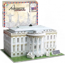 Räumliches 3D‑Puzzle Weißes Haus – 35 Teile