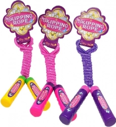 Farverigt sjippetov til børn med plasthåndtag