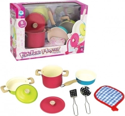 Metal cookware set for kids