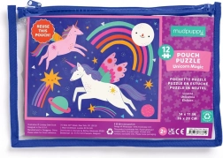 Mudpuppy Unicorn Magic Puzzle in a Pouch - 12 Pieces